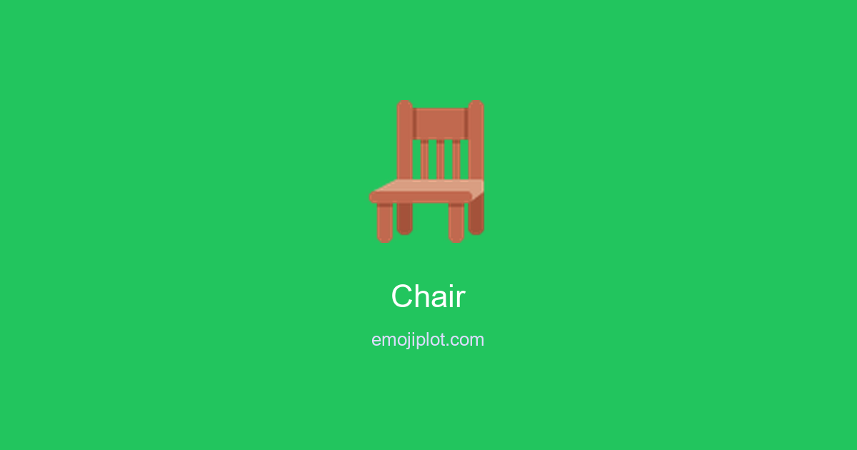 Chair Emoji