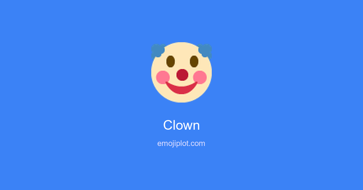 Clown Emoji
