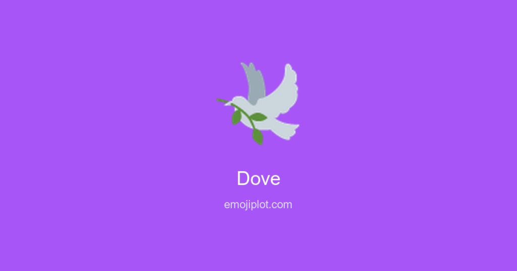 Dove Emoji