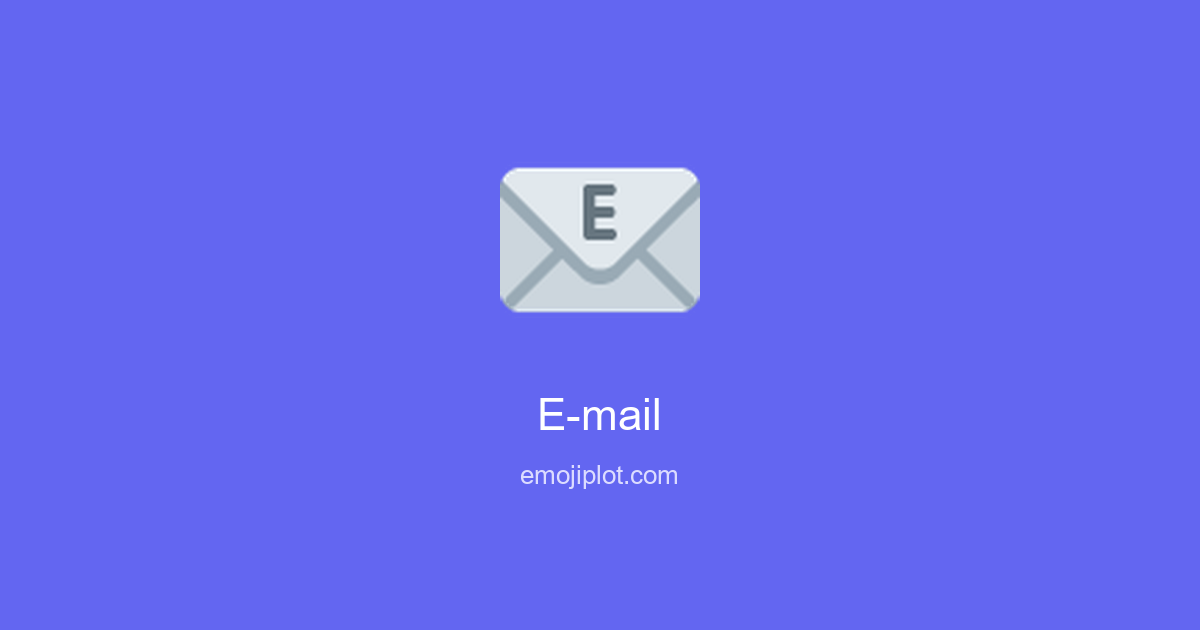 E-mail Emoji