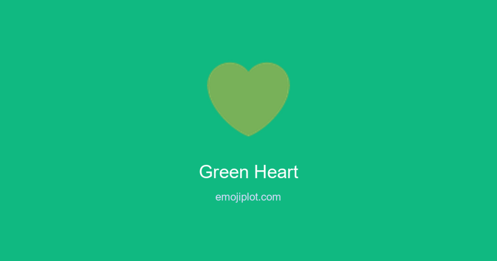 Green Heart Emoji