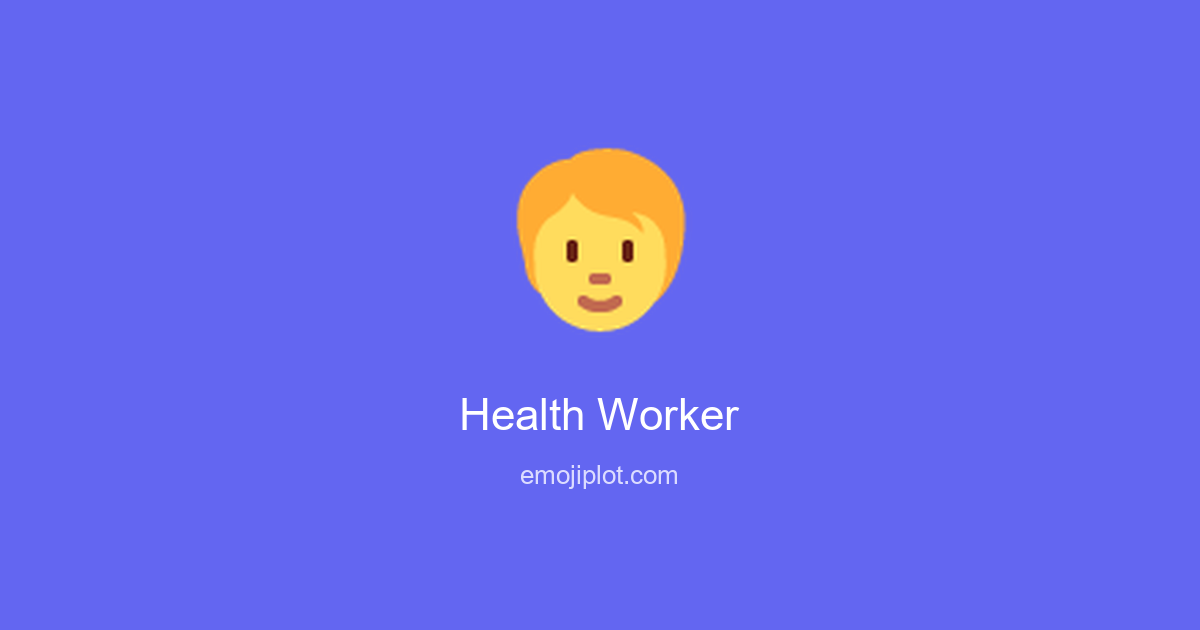 Health Worker Emoji