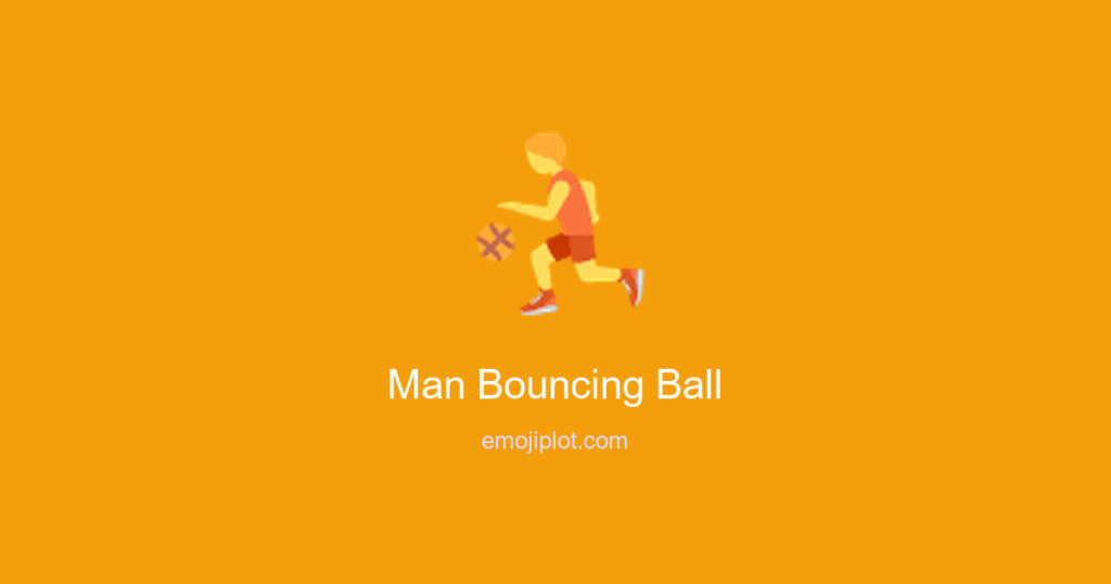 Man Bouncing Ball Emoji