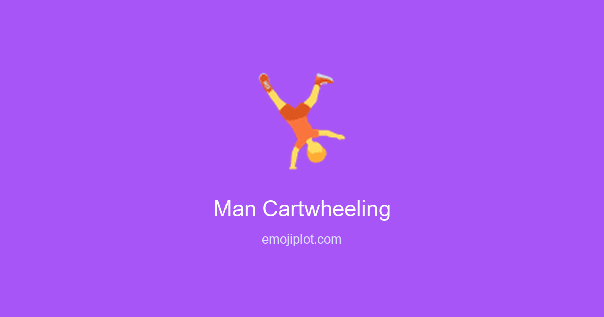 Man Cartwheeling Emoji