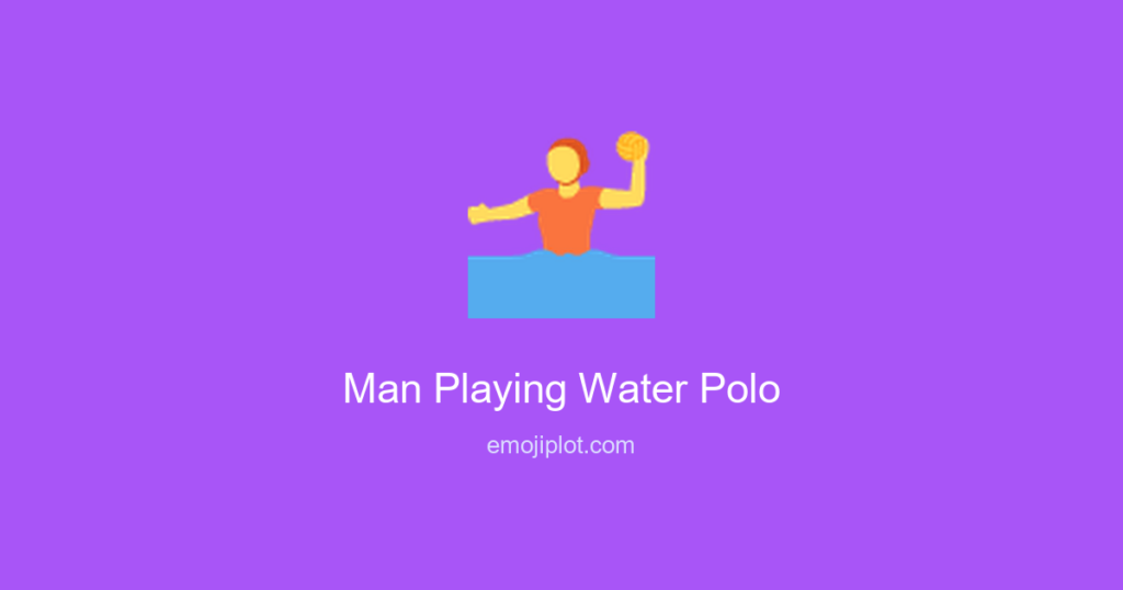 Man Playing Water Polo Emoji