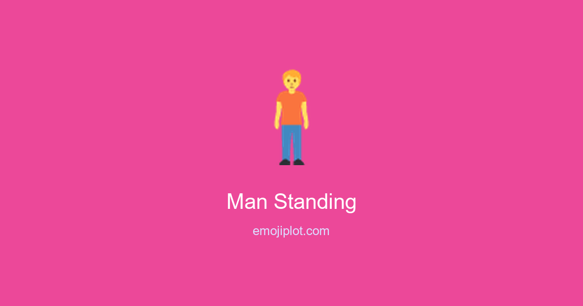 Man Standing Emoji