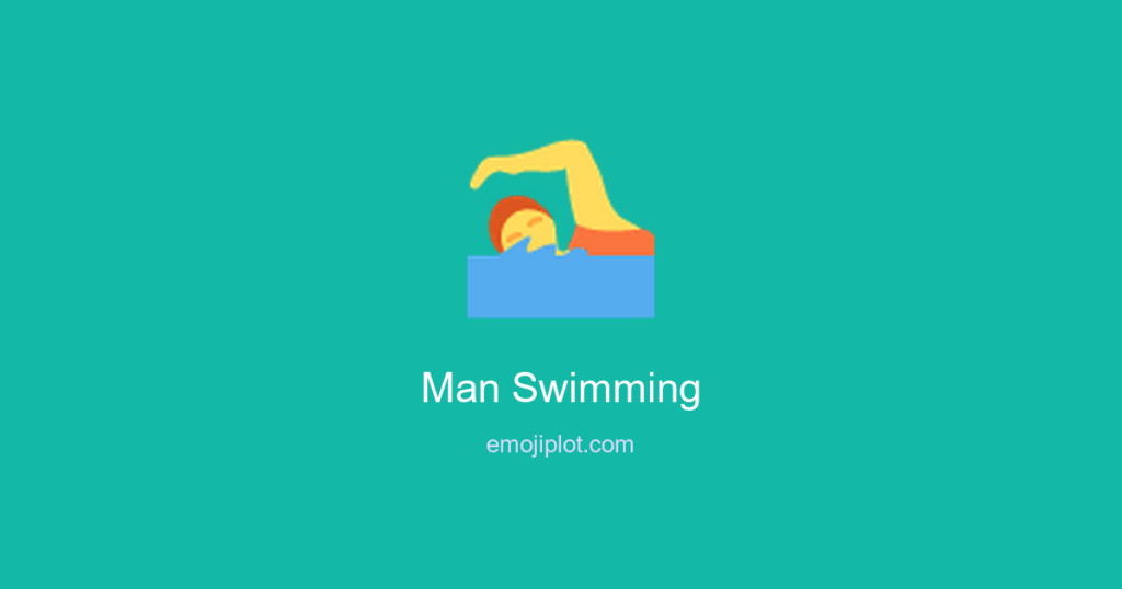 Man Swimming Emoji