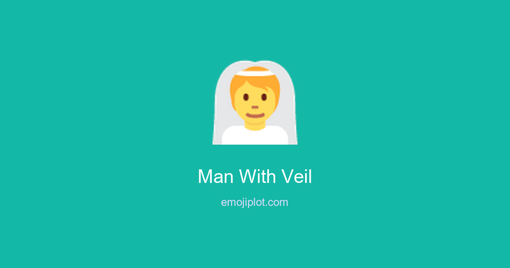 Man With Veil Emoji