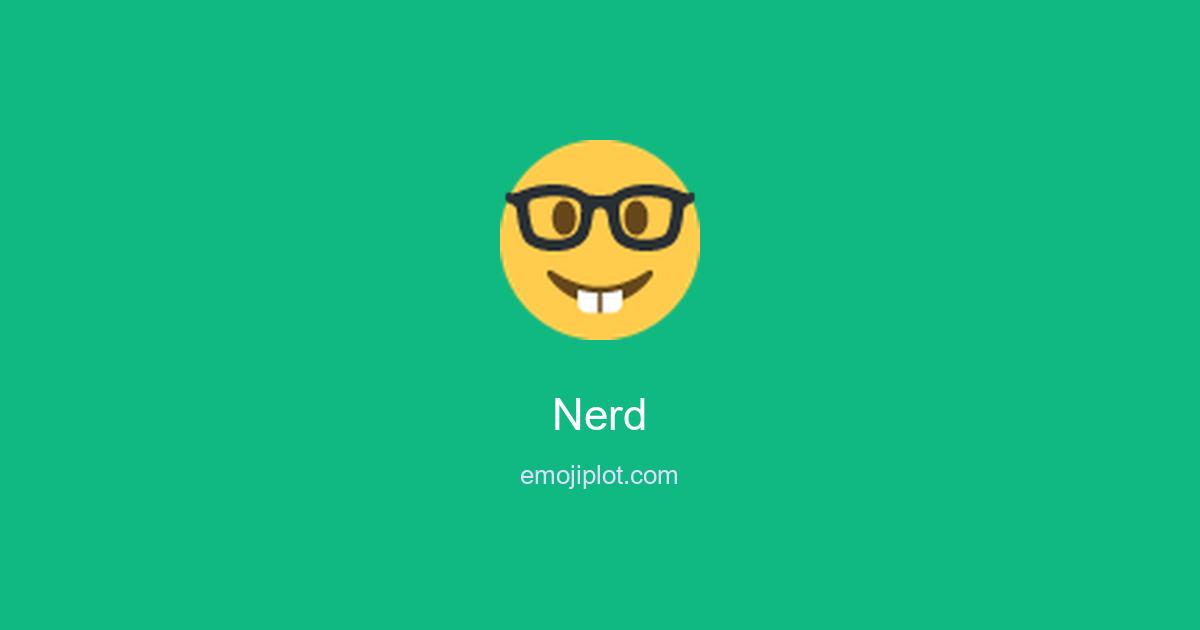 Nerd Emoji