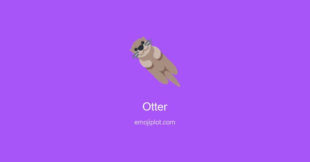 Otter Emoji