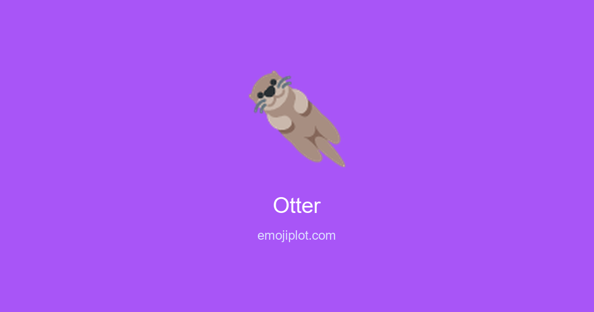 Otter Emoji