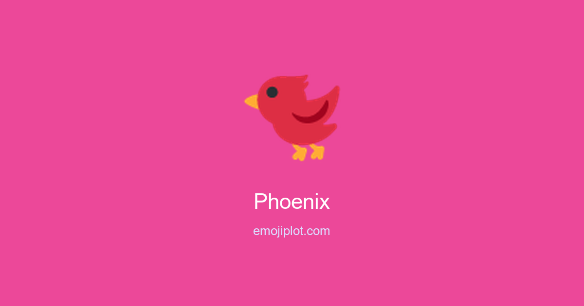 Phoenix Emoji