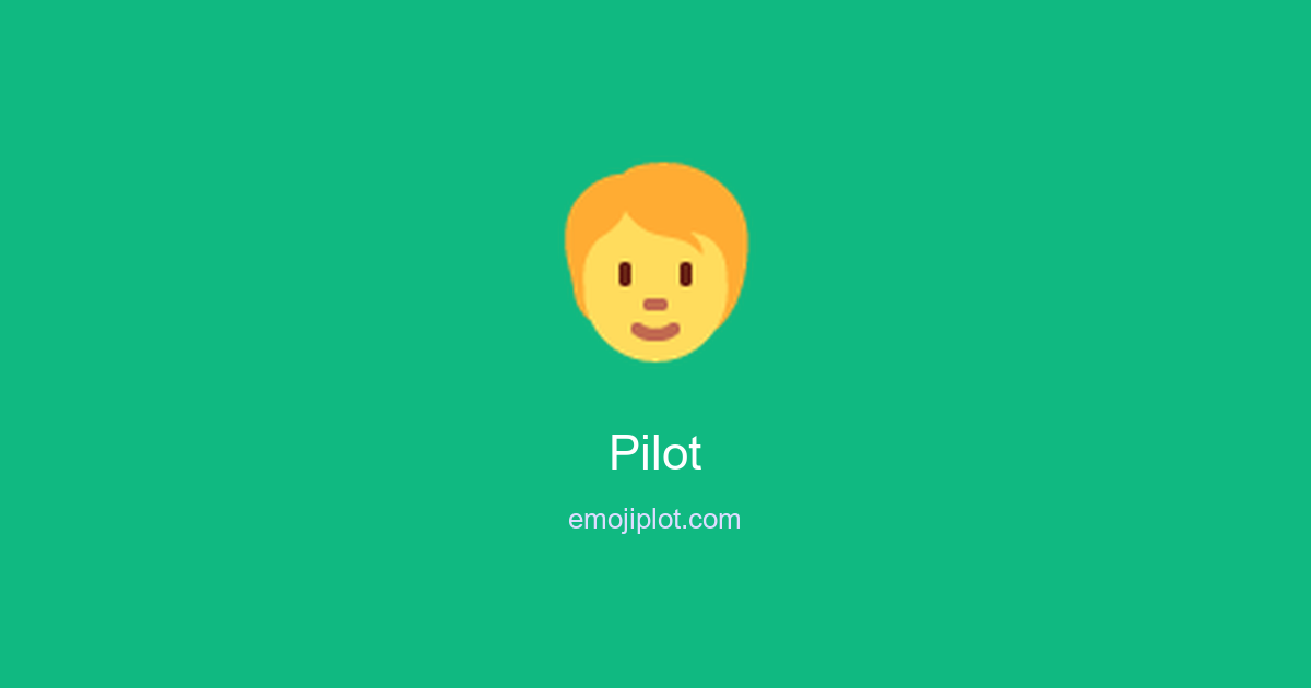 Pilot Emoji