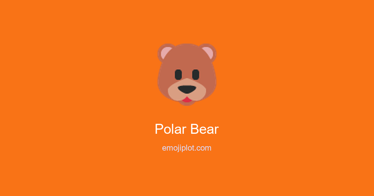 Polar Bear Emoji