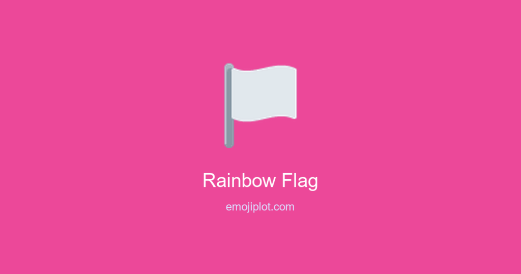 Rainbow Flag Emoji