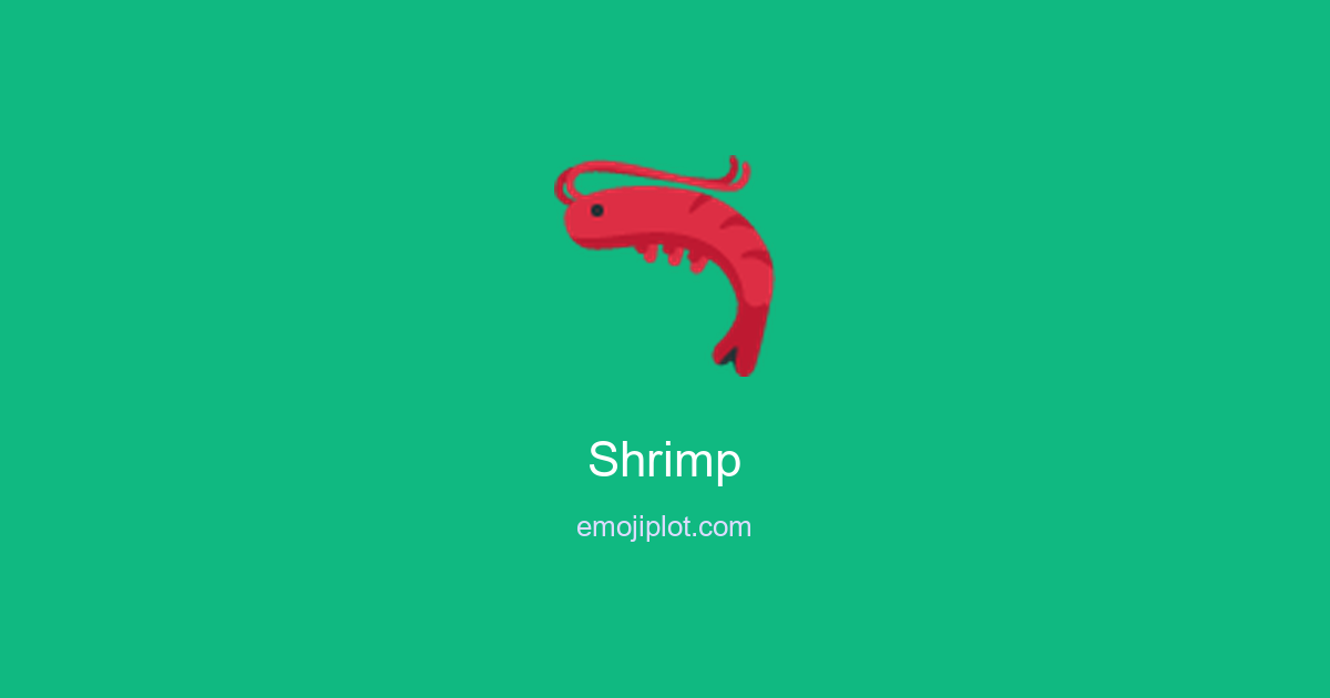 Shrimp Emoji