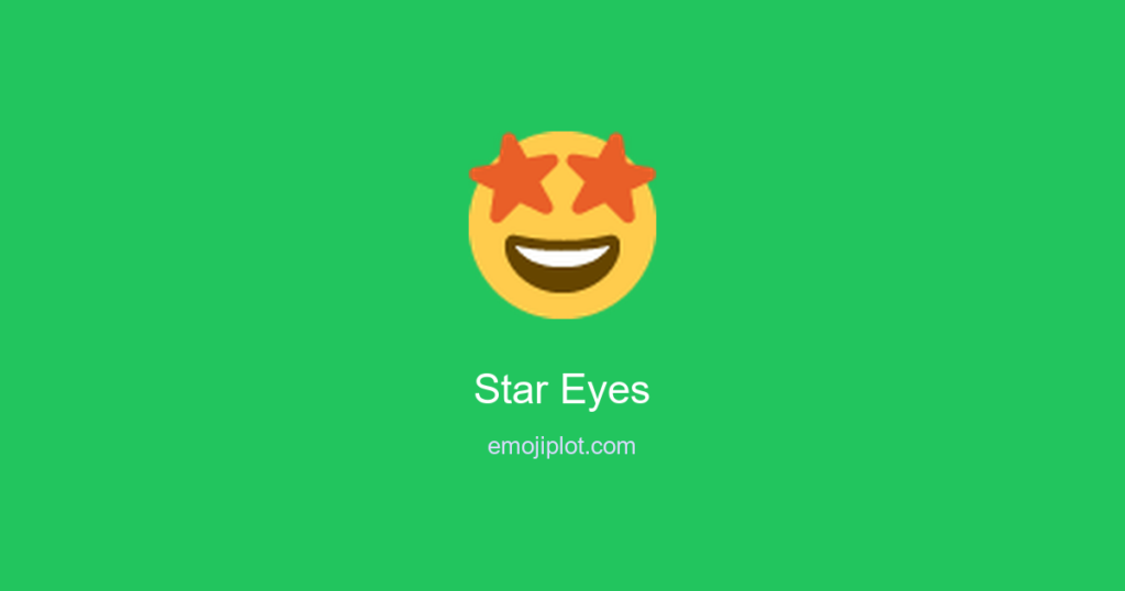 Star Eyes Emoji