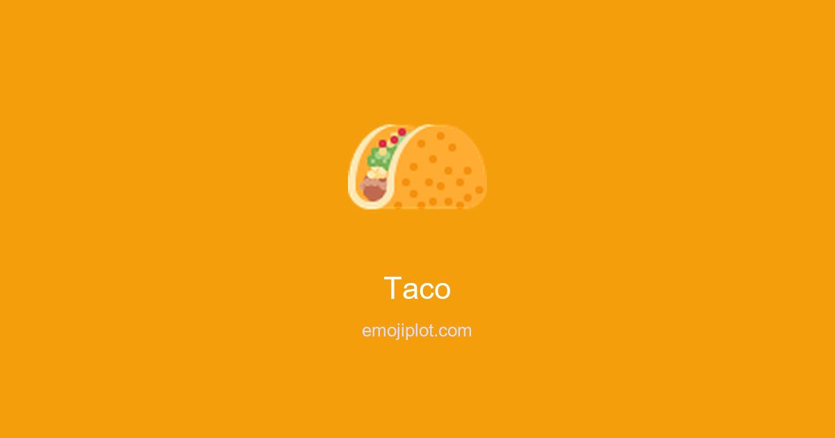 Taco Emoji