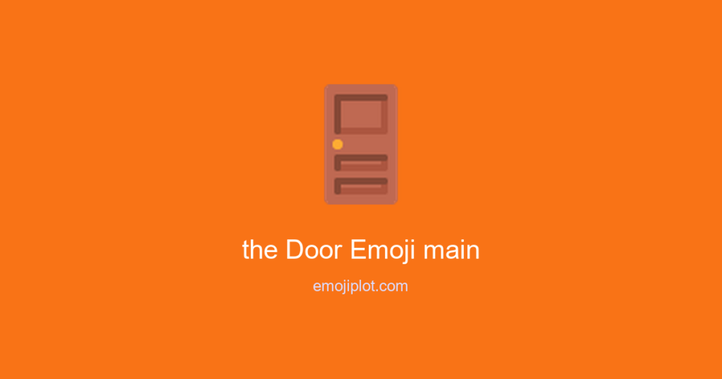 the Door Emoji main Emoji