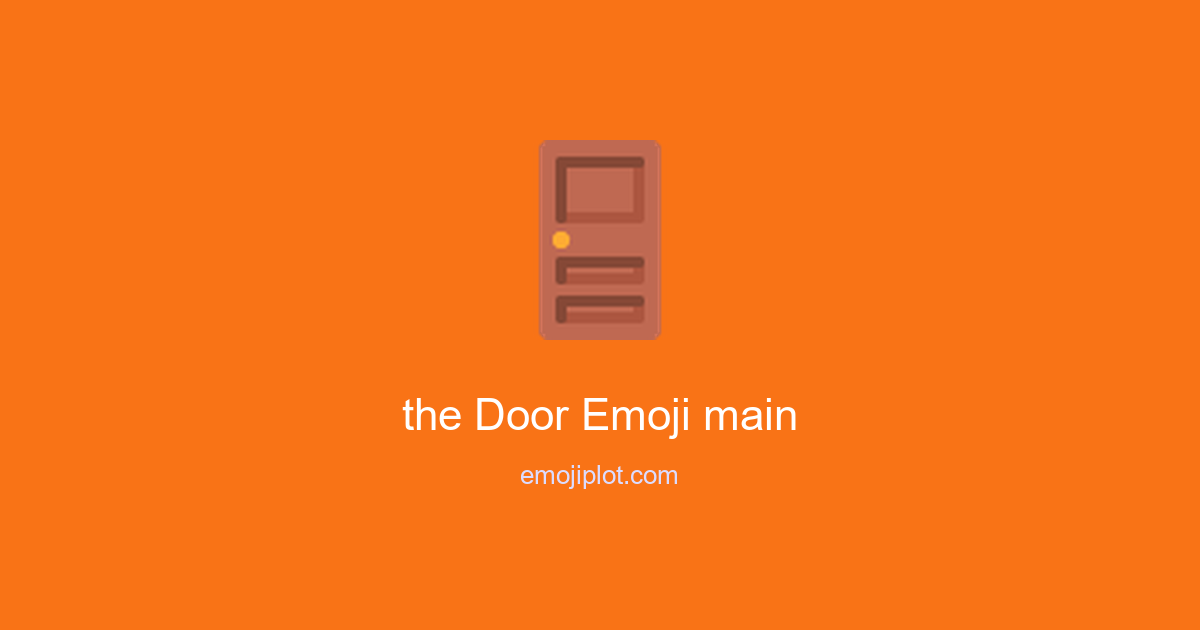 the Door Emoji main Emoji