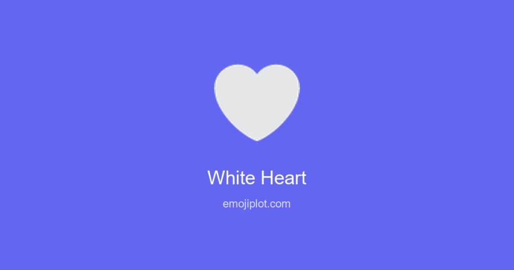 White Heart Emoji