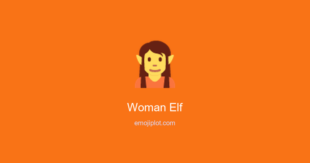 Woman Elf Emoji