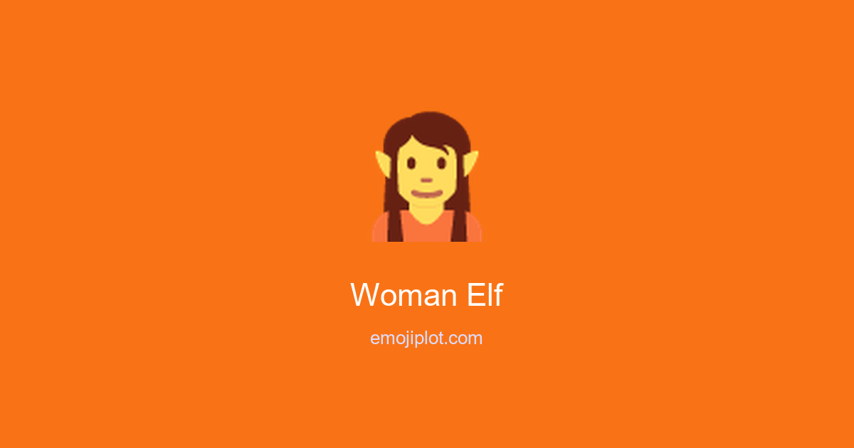Woman Elf Emoji