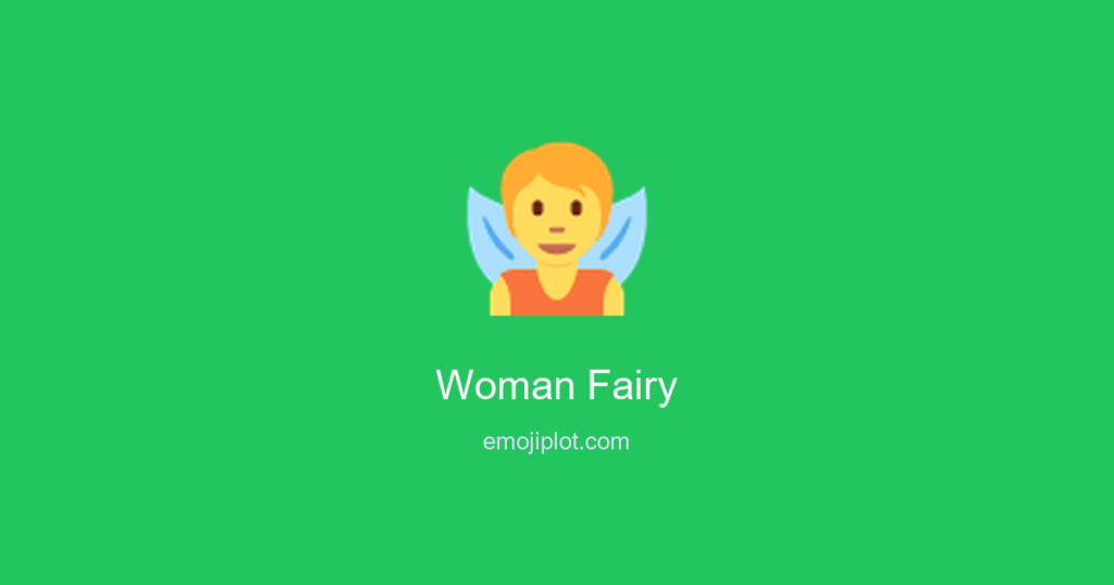 Woman Fairy Emoji