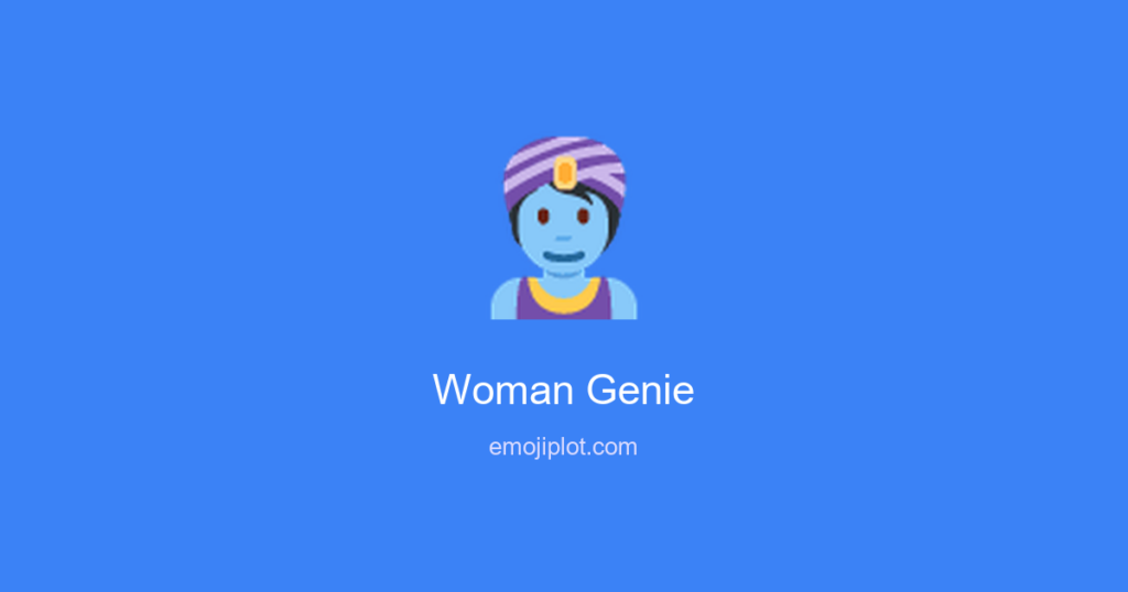 Woman Genie Emoji