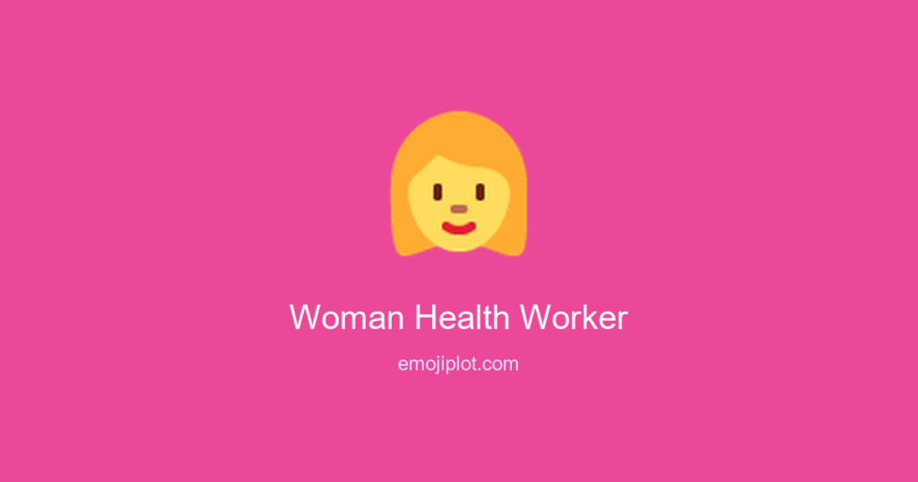 Woman Health Worker Emoji
