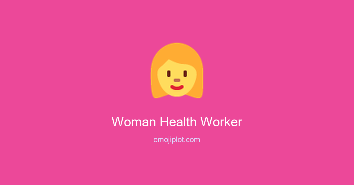 Woman Health Worker Emoji