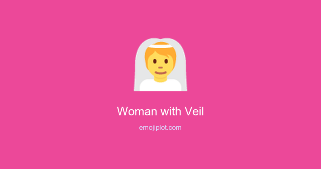 Woman with Veil Emoji